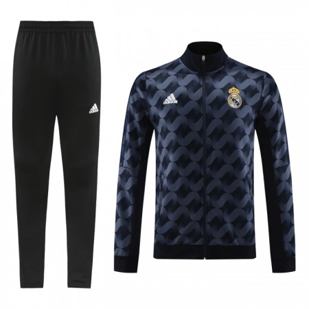 Tréninkový Bunda Kapucí Real Madrid Navy 2023-24